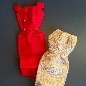 VINTAGE Barbie dresses - #961 Evening Splendor, # 986 Sheath Sensation